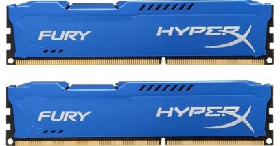 Модуль памяти Kingston 16GB 1866MHz DDR3 CL10 DIMM (Kit of 2) HyperX FURY Blue Series