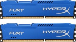 Модуль памяти Kingston 8GB 1333MHz DDR3 CL9 DIMM (Kit of 2) HyperX FURY Blue Series