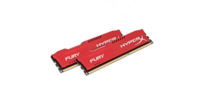Модуль памяти Kingston 8GB 1600MHz DDR3 CL10 DIMM (Kit of 2) HyperX FURY Red Series