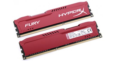 Модуль памяти Kingston 8GB 1866MHz DDR3 CL10 DIMM (Kit of 2) HyperX FURY Red Series