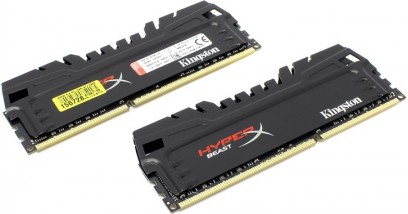 Модуль памяти Kingston DIMM 16GB 1866MHz DDR3 CL10 (Kit of 2) XMP Beast Series