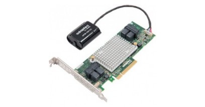 Контроллер Adaptec ASR-81605ZQ SGL RAID 0/1/1E/10/5/6/50/60, 16i ports, 1Gb, Flash BBU (2281600-R)