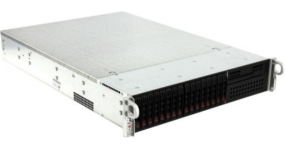 Корпус Supermicro CSE-213A-R740LPB, 2U Rack-Mountable, 16x2.5"" HS HDD bays, 4xSFF8087, 5.25"" periph. bays, opt. Slim ODD, E-ATX 13""x13.68"", 7 LP slots, Redundant PSU 740W 80+94% (1+1), Black