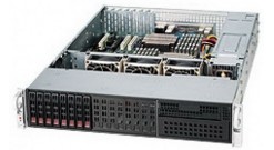 Корпус Supermicro CSE-213LTQ-R720LPB (Black) 2U, 8x 2.5"" HS SAS/SATA HDD tray, with LP card, 2*720W