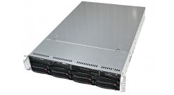 Корпус Supermicro CSE-825TQ-600LPB (Black) 2U Rack, 8x3.5""SAS/SATA HSW+2x3.5"" fix, 600W