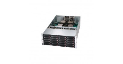 Корпус Supermicro CSE-848A-R1K62B - (Black) 4U for MP CPU, 24x3.5"" SAS/SATA, 6xSFF8087(iPASS), 2x1620W