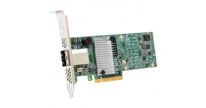 Контроллер LSI Logic SAS 9380-8e (PCI-E 3.0 x8, LP) SGL SAS 12G, RAID 0,1,10,5,6, 8port (2*extSFF8644),1GB onboard, Каб.отдельно