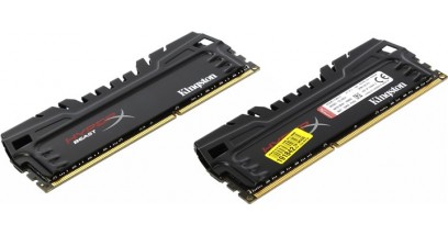 Модуль памяти Kingston MEMORY DIMM 16GB PC19200 DDR3/KIT2 HX324C11T3K2/16 KINGSTON Memory series-Beast/ Performance-Gaming/ Memory type-DDR3/ Frequency speed-2400 MHz/ Module form factor-240-pin DIMM/ Memory module capacity-8GB/ CL-11/ Nominal voltage-1.5