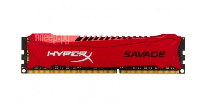 Модуль памяти Kingston DIMM DDR3 4096MB PC17000 2133MHz Kingston HyperX Savage CL11-12-12 [HX321C11SR, 4] Retail