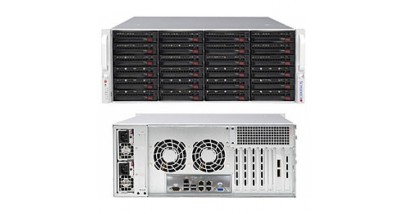 Серверная платформа Supermicro SSG-6047R-E1R24L 4U 2xLGA2011 iC602J/16*DDR3/24x3.5 SAS/4*GLan/IPMI/VGA/2xJBOD 2x920W