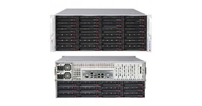 Серверная платформа Supermicro SSG-6047R-E1R36L 4U 2xLGA2011 iC602J/16*DDR3/36x3.5 SAS/4*GbLan/VGA/2xJBOD 2x1280W