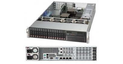 Серверная платформа Supermicro SYS-2027R-N3RFT+ 2U 2xLGA2011 iC606/24*DDR3/16x2.5 SAS/2*10GLan 2x920W