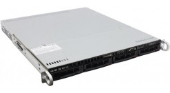 Серверная платформа Supermicro SYS-5017C-URF 1U/LGA1155/iC216/4xDDR3/4x3.5 SATA/IPMI/VGA/2Glan/500W 1+1