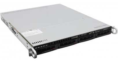 Серверная платформа Supermicro SYS-5017C-URF 1U/LGA1155/iC216/4xDDR3/4x3.5 SATA/IPMI/VGA/2Glan/500W 1+1