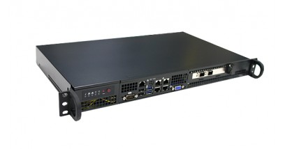 Серверная платформа Supermicro SYS-5018A-FTN4 1U Atom C2758 DDR3 ECC, 2x 3.5"" fixed, 4xSO-DIMM DDR3, 1xPCI-Ex8, 4xRJ-45 200W