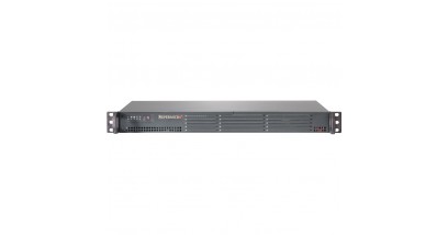 Серверная платформа Supermicro SYS-5018A-TN4 1U Atom C2750 DDR3 ECC,2x 3.5"" Fixed SATA3 HDD, 4xSO-DIMM, 1xPCI-Ex8, 4xRJ-45 200W
