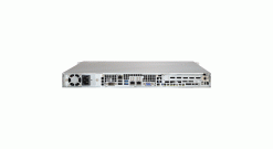 Серверная платформа Supermicro SYS-6018R-MT 1U 2xLGA2011 iC612, 8xDDR4, 4x3.5"" HDD, 2x1GbE, IPMI 480W