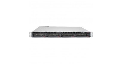 Серверная платформа Supermicro SYS-6018R-TDW 1U 2xLGA2011 iC612, 16xDDR4, 4x3.5"" HDD, 2x1GbE, IPMI 600W