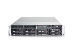 Серверная платформа Supermicro SYS-6027R-TDARF 2U/2xLGA2011/iC602/8xDDR3/8x3.5 SATA/2Glan/VGA/740W 1+1