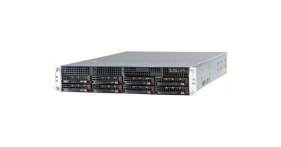 Серверная платформа Supermicro SYS-6028R-TRT 2U2xLGA2011 C612, 16xDDR4, 8x3.5"" HDD, 2x10GbE, IPMI 2x740W