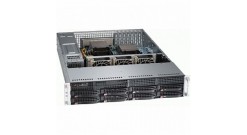 Серверная платформа Supermicro SYS-6028R-WTR 2U 2xLGA2011 C612, 16xDDR4, 8xHDD 3.5"", 2x1GbE, IPMI 2x740W