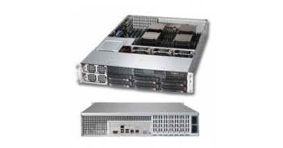 Серверная платформа Supermicro SYS-8027R-TRF+ 2U 4xLGA2011 (E5-46xx) C602/32xDDR3/6x3.5 SATA/2Glan/IPMI/VGA 2x1400W