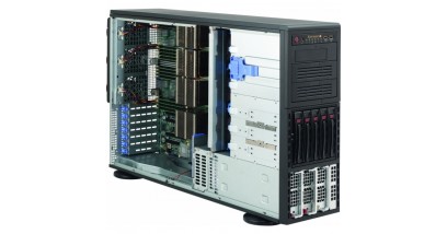 Серверная платформа Supermicro SYS-8046B-6RF 4U/4xS1567/i7500P/32xDDR3/5x3.5 SAS/2Glan/IPMI/VGA/1400W 1+1
