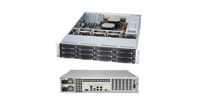 Серверная платформа Supermicro SSG-6028R-E1CR12N 2U 2xLGA2011 2x920W, Intel C612, 24xDDR4, 12x3.5""HDD, 4x10GbE 2x920W