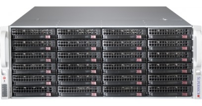Серверная платформа Supermicro SSG-6048R-E1CR24L 4U 2xLGA2011 Intel C612, 16xDDR4, 24x3.5""HDD, 2x10GbE 2x920W