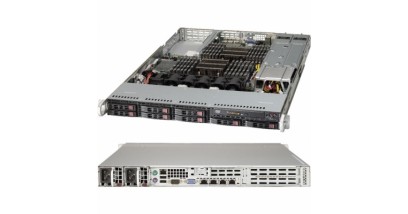Серверная платформа Supermicro SYS-1027R-N3RF 1U 2xLGA2011 Intel C606, 10xHDD 2.5"", 16xDDR3, 2xGbE, 16xDDR3, 1U, 2x700W
