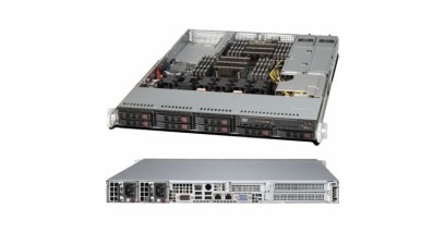 Серверная платформа Supermicro SYS-6017R-TDF 1U 2xLGA2011 Intel C602, 8xDDR3, 4xHDD 3.5""SAS/SATA, 2xGbE 480W