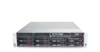 Серверная платформа Supermicro SYS-6027R-WRF 2U 2xLGA2011 Intel C602, 16xDDR3, 8xHDD 3.5"", 2xGbE, IPMI 2x740W