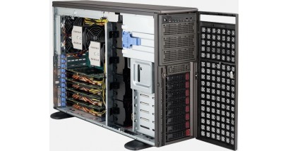 Серверная платформа Supermicro SYS-7048GR-TR 4U/Tower 2xLGA2011 C612, 16xDDR4, 8x3.5""HDD, 2xGbE, IPMI 2x2000W