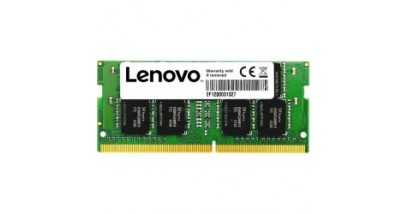 Оперативная память Lenovo Memory 8GB DDR4 2400MHz SODIMM for E470/E570,L470/570,T460p,T470/470s/470p/570,Yoga 370, X270,P51s, AiO V510z,V310z,V410z, M710q,810z,910z