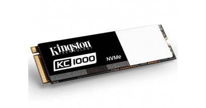 Накопитель SSD Kingston 480GB KC1000 Client SSD SKC1000/480G PCIe Gen3x4 with NVMe, 2700/1600, IOPS 290/190K, MTBF 2M, MLC, 550TBW, Retail