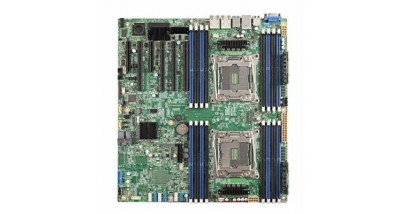 Материнская плата Intel S2600CWTSR 2*LGA2011-3, C610, 16*DDR4(2133), 10*SATA 6G, 2*10Glan, 6*PCI-E, 4*USB 3.0
