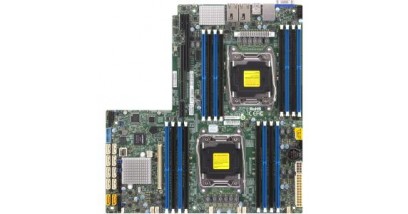 Материнская плата Supermicro MBD-X10DRW-NT-O Dual socket R3 (LGA 2011), C612 chipset, Up to 2TB ECC 3DS LRDIMMm, X540 Dual port 10GBase-T, 10x SATA3 (6Gbps); RAID 0, 1, 5, 10