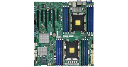 Материнская плата Supermicro MBD-X11DAC-O Dual Socket P (LGA 3647), Up to 2TB 3DS ECC RDIMM, 8 SATA3 (6 Gbps) ports; RAID 0,1,5,10, RAID 8 ports SAS3 0,1,10
