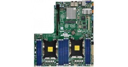 Материнская плата Supermicro MBD-X11DDW-L-O Dual Socket P (LGA 3647) , Up to 1.5TB 3DS ECC RDIMM, 14 SATA3 (6 Gbps) ports; RAID 0,1,5,10, 2 RJ45