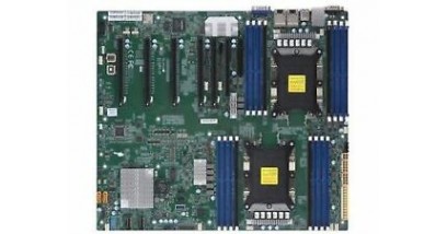 Материнская плата Supermicro MBD-X11DPG-QT-B LGA-3647,Intel® C621, DDR4 SDRAM,7 PCI-E slots, SAS 3.0/SATA 3.0/NVMe hot-swap HDD/SSD support, Dual LAN with Intel® X550 10GBase-T