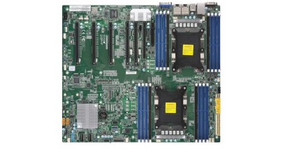 Материнская плата Supermicro MBD-X11DPG-QT-P Socket P LGA-3647,Intel® C621, DDR4 SDRAM,7 PCI-E slots, SAS 3.0/SATA 3.0/NVMe hot-swap HDD/SSD support, Dual LAN with Intel® X550 10GBase-T