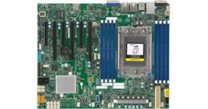 Материнская плата Supermicro Single AMD EPYC 7000-Series, Up to 1TB RDIMM, PCI-E 3.0 x16, 3 PCI-E 3.0 x8/8 SATA 3.0/1 M.2/Dual LAN Ports/IPMI