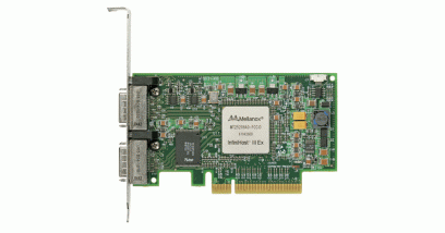 Сетевой адаптер Mellanox MHEA28-XTC InfiniHost III Ex IB Adapter Dual Port 4X InfiniBand / PCI-Express x8, Low Pro