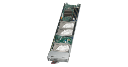 Микро-блейд сервер Supermicro MBI-6118G-T81X, Intel® Xeon® processor D-1581, Up to 128GB DDR4 VLP ECC RDIMM,Up to 4x 2.5"" SATA3, Dual 10GbE