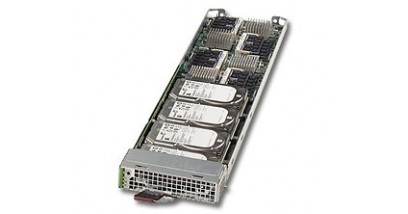 Микро-блейд сервер Supermicro MBI-6418A-T5H. 4x Atom C2550 4-Core, 2xDDR3 ECC, 1x2.5""HDD/SSD