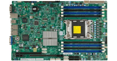 Материнская плата Supermicro MBD-X9SRW-F-B LGA2011, Intel®C602, 8xDDR3, 6xSATA, 2xGbE, IPMI, VGA