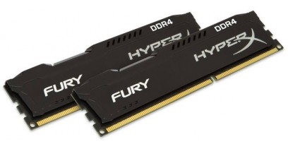 Модуль памяти Kingston 32GB DDR4 ""HyperX FURY"" HX432C18FBK2/32 (PC25600, 3200МГц, CL18)