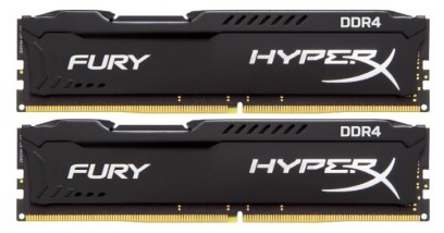 Модуль памяти Kingston 32GB DDR4 ""HyperX FURY"" HX434C19FBK2/32 (PC27700, 3466МГц, CL19)