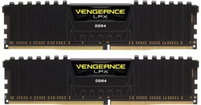 Модуль памяти CORSAIR Vengeance LPX CMK16GX4M2D2400C14 DDR4 - 2x 8Гб 2400, DIMM, Ret