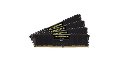 Модуль памяти CORSAIR Vengeance LPX CMK32GX4M4A2400C14 DDR4 - 4x 8Гб 2400, DIMM, Ret